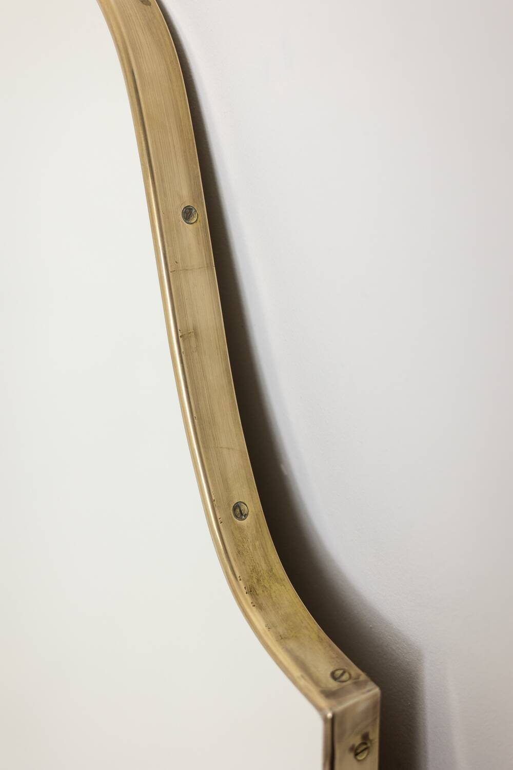 Pair of mirrors in the style of Gio Ponti, 1980s-90s.