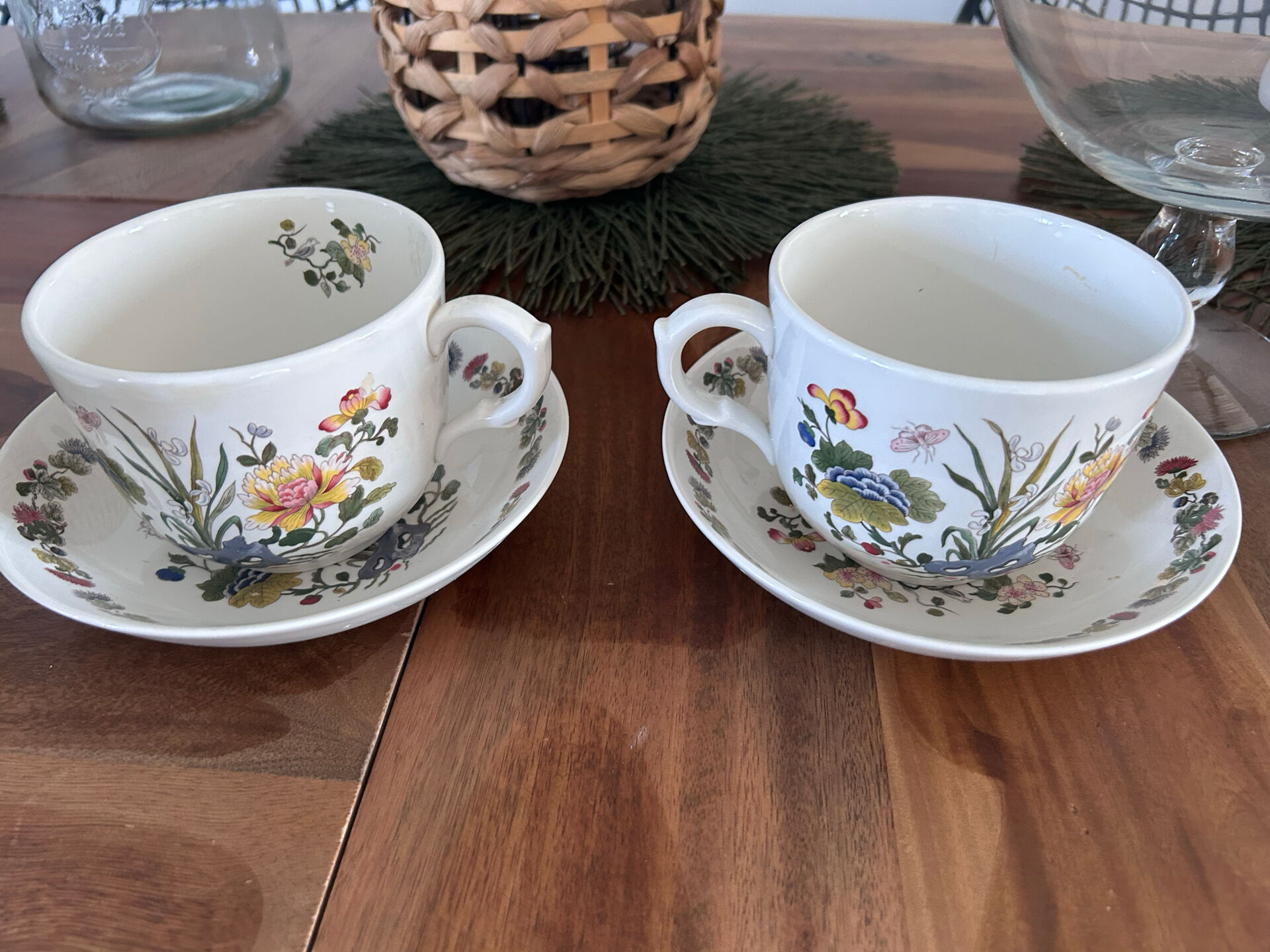 Duo service à thé anglais