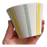 Mid century ceramic planter by Adco, vintage, 1950s flower pot