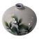Vase soliflore artisanal décor floral peint à la main