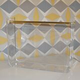 David Lange Plexiglas magazine racks .