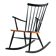 Rocking chair in beech by Roland Rainer for Hagafors