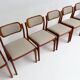 Set of 6 Danish design chairs by Johannes Andersen for Uldum, 1960s