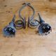 Pair of Wrought Iron Wall Lights