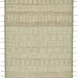 Hand-Knotted Turkish Contemporary 277 cm x 373 cm Beige Wool Carpet