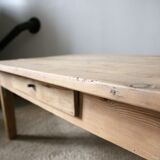 Table basse de ferme en bois