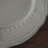 Set of 4 blue ceramic dessert plates