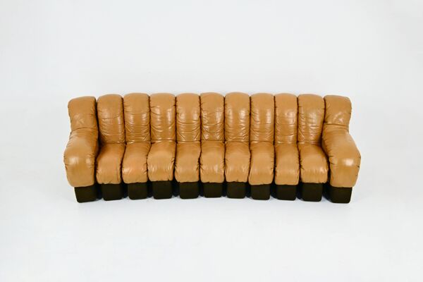 Canapé DS-600 par Berger, Peduzzi, Vogt & Ulrich pour De Sede, 1970s