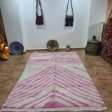 Handmade wool Berber rug 250x150 cm