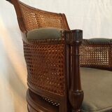 Caninboard office chair, 19th century