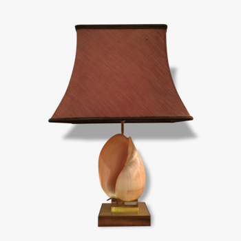 Lampe coquillage, vers 1970