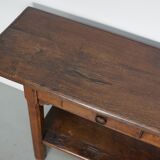 Console en chêne, France XIXe siècle