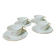 Four cups of Bavarian porcelain