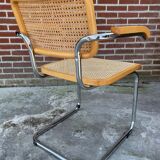 Chair model Cesca by Marcel Breuer with armrests B64