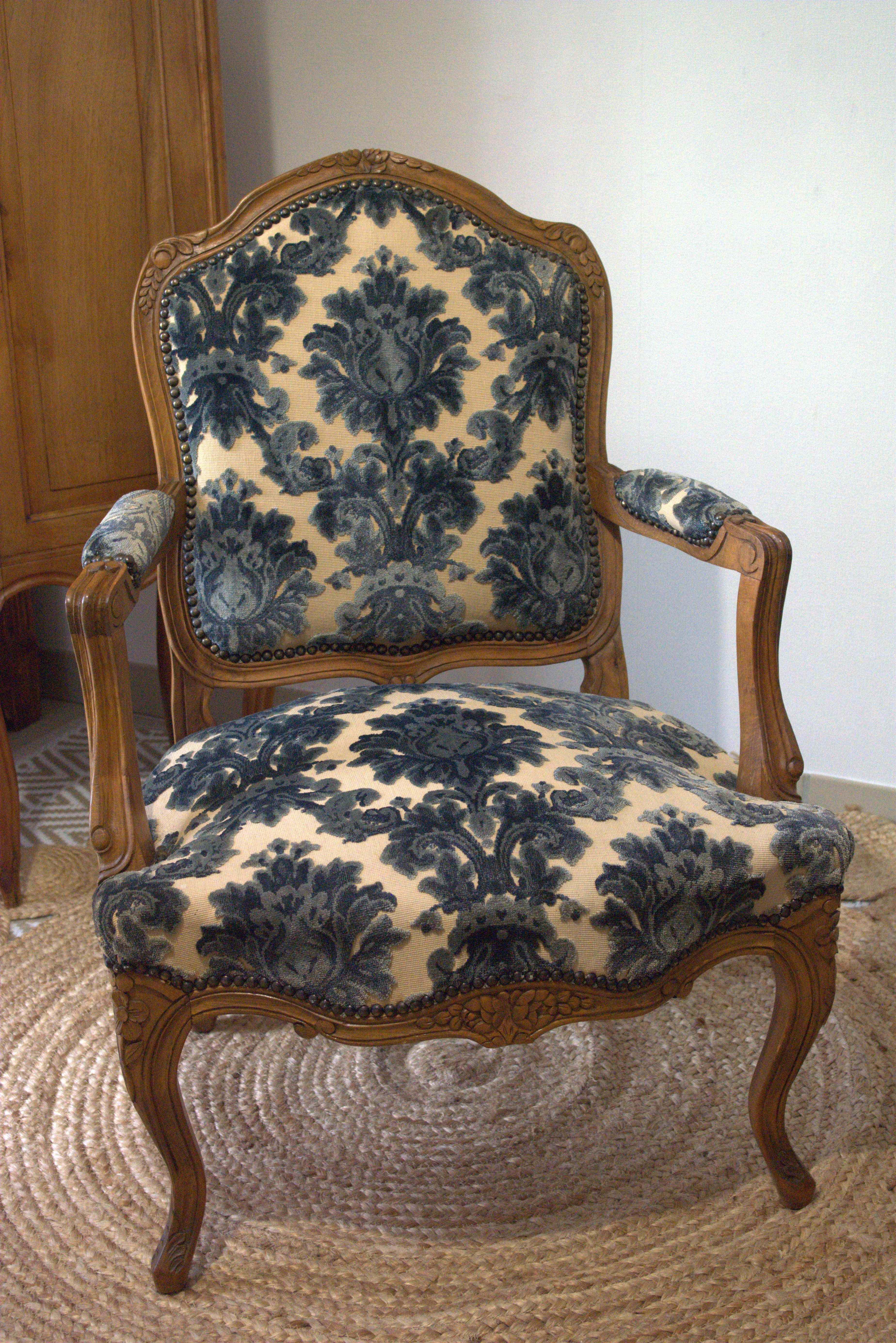 Pair of Louis XV style chairs