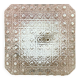 Square glass flush mounting ceiling light lamp