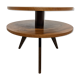 Round tripod coffee table from the 50s/60s