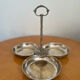 Metal servant, silver, antique