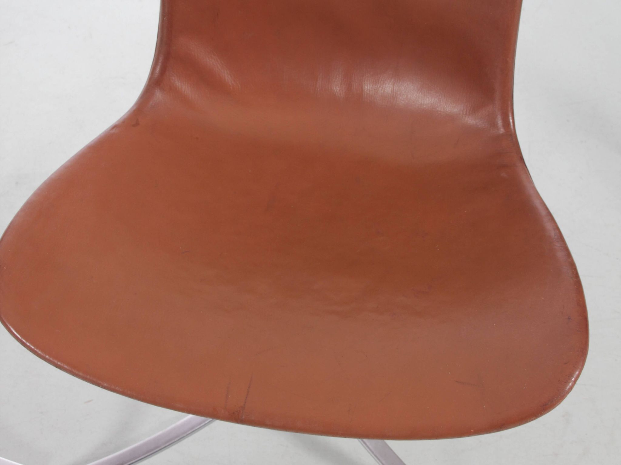 Set of 4 Scandinavian chairs model PK9 original edition K. Christiansen