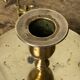 Cellar rat candle holder with brass ring