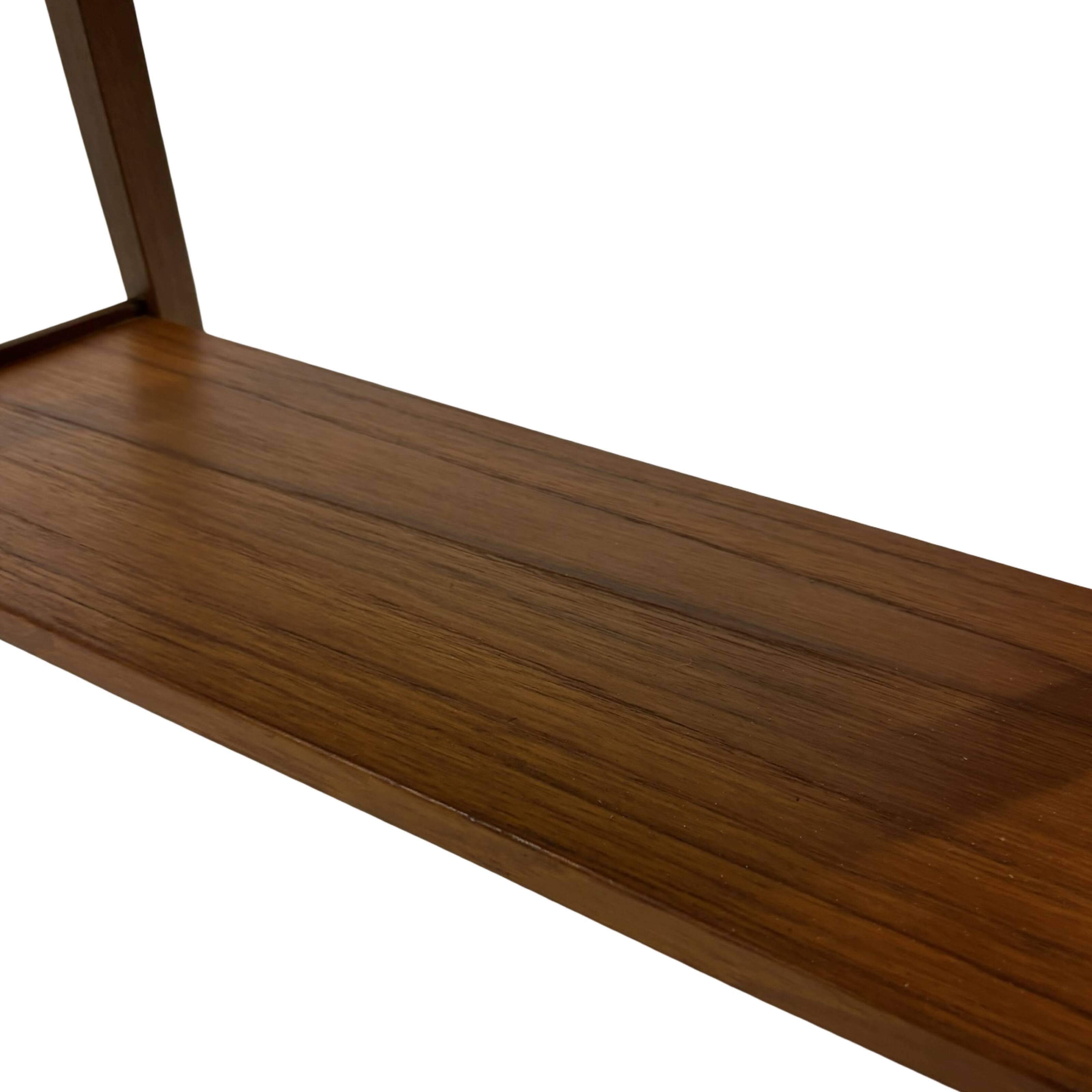 Vintage Compact Cabinet Bedside Table Teak Veneer 1960s