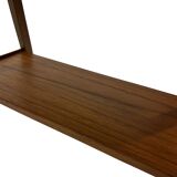 Vintage Compact Cabinet Bedside Table Teak Veneer 1960s