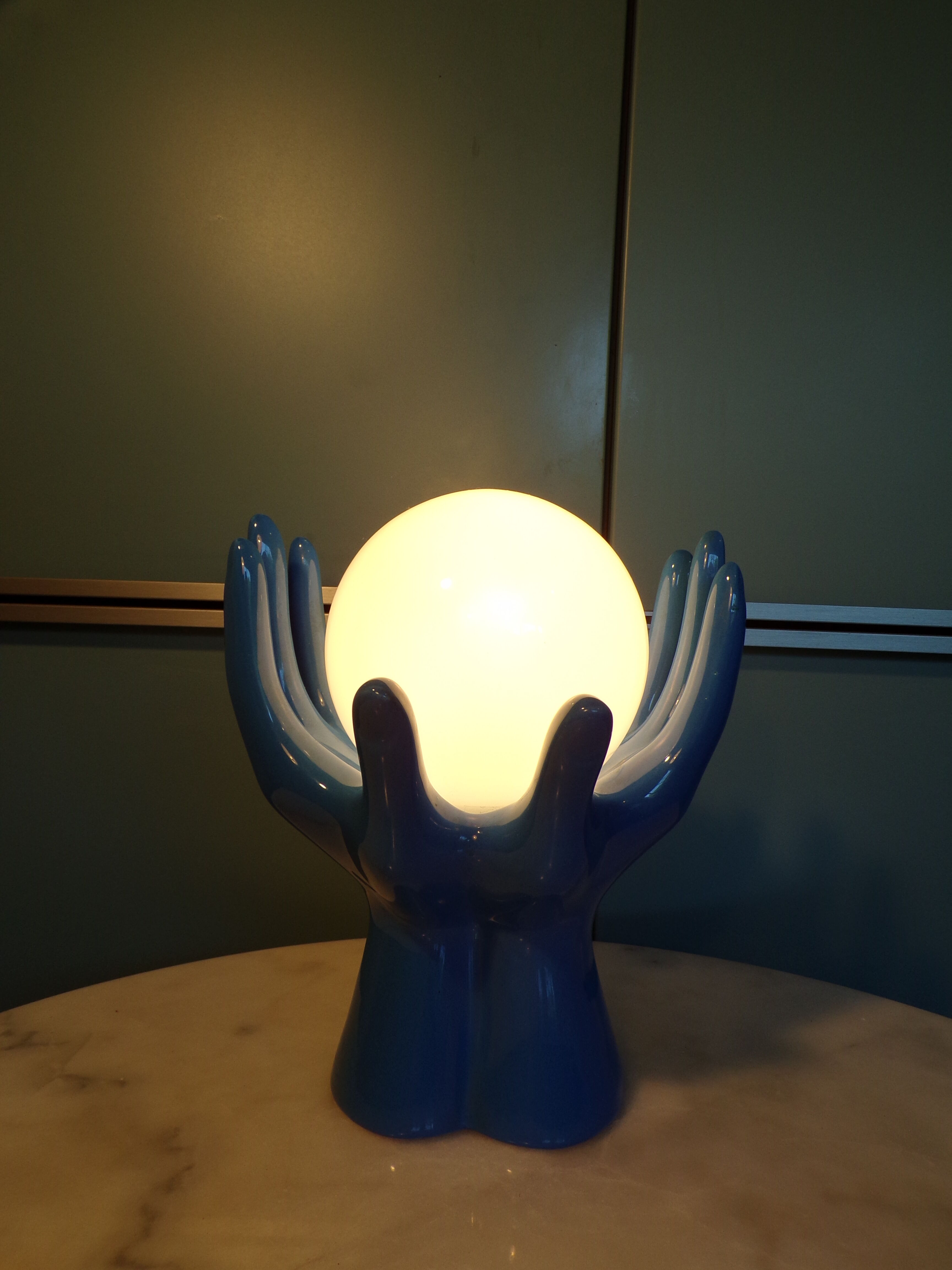 Ceramic hand lamp 1970-80