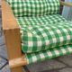 Vintage pine armchair
