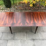 Rosewood dining table lübke 60s