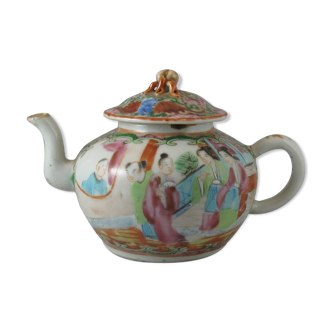 Ancient teapot Chinese Canton China 19th century