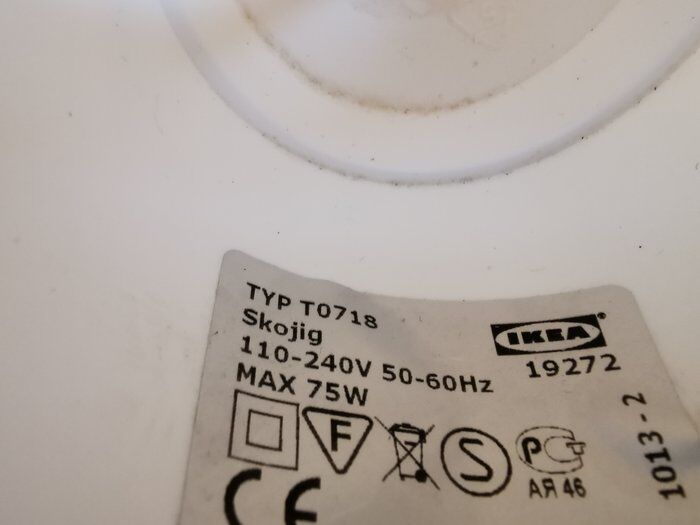 "Cloud lamp" designed by Henrik Preutz for Ikea Sweden. No longer in production