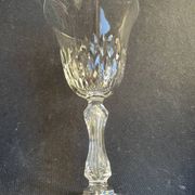 6 Saint Louis water glasses cut Lozère service stamped