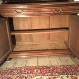 Henri II 2-part oak sideboard from the 19th century