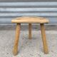 Tabouret tripode en bois de hêtre 1960