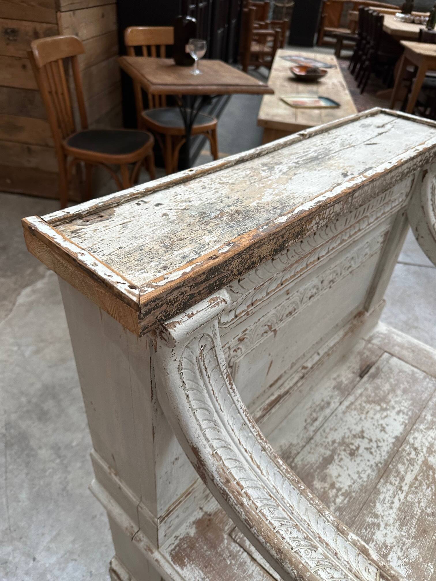 19th century church bench