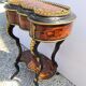 Small table gardener napoleon III - in marquetry - 19th century