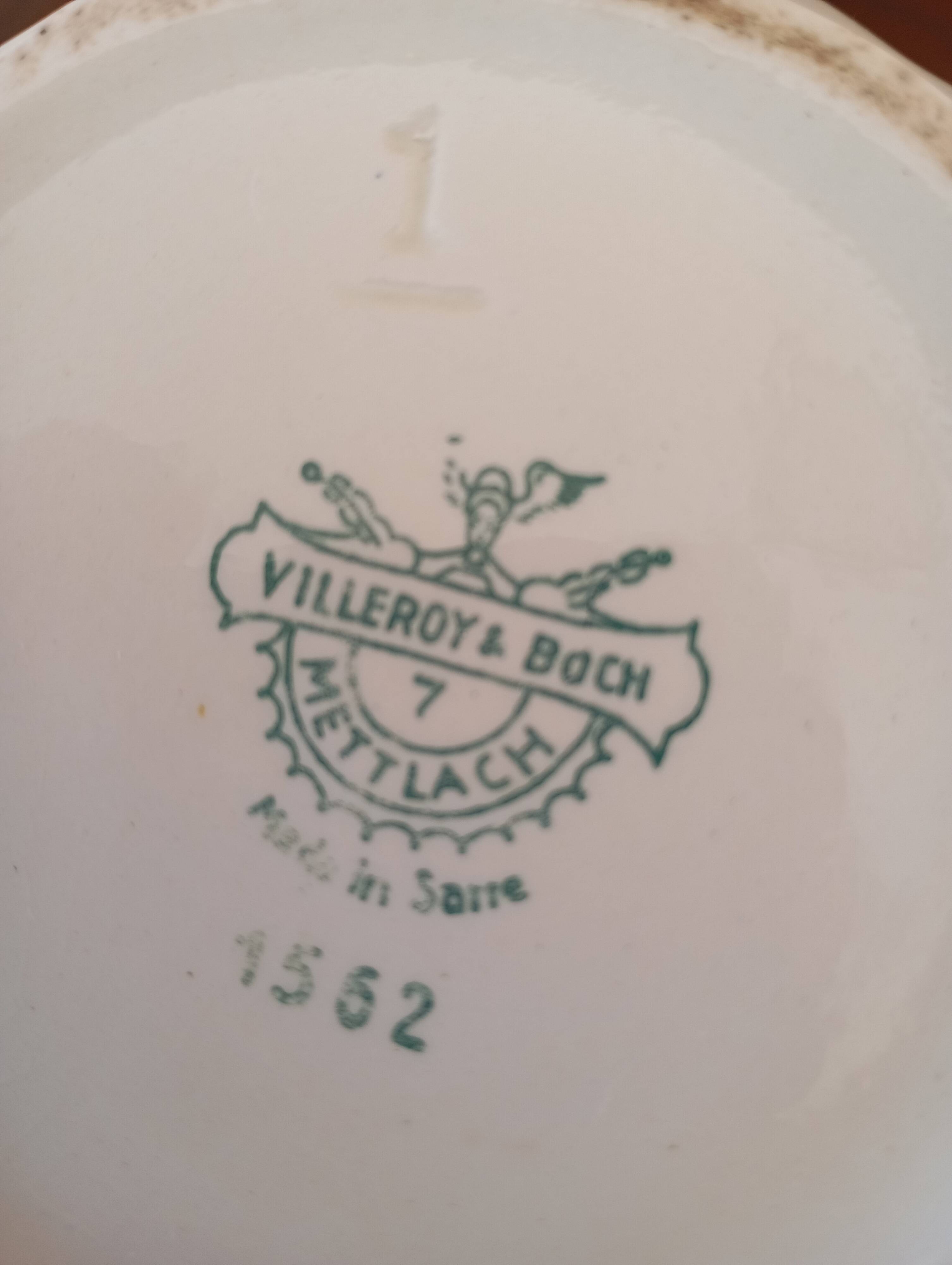 Jug Villeroy & Boch Mettlach 1562 Old Strasbourg