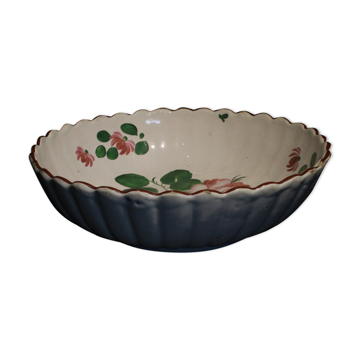 Eastern earthenware salad bowl