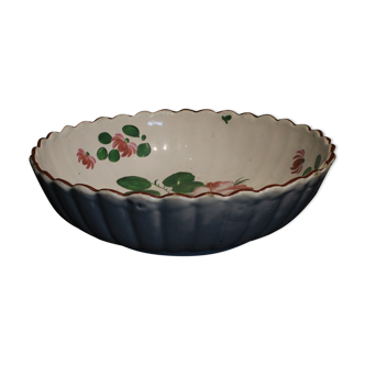 Eastern earthenware salad bowl