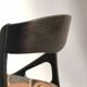 Set of 4 Baumann chairs in 1980 fabric with black wooden base