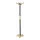 Napoleon III style copper and onyx marble coat stand, France, early 20th ce