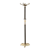Napoleon III style copper and onyx marble coat stand, France, early 20th ce