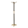 Napoleon III style copper and onyx marble coat stand, France, early 20th ce