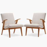 Pair of type 300-123 Puchaly armchairs
