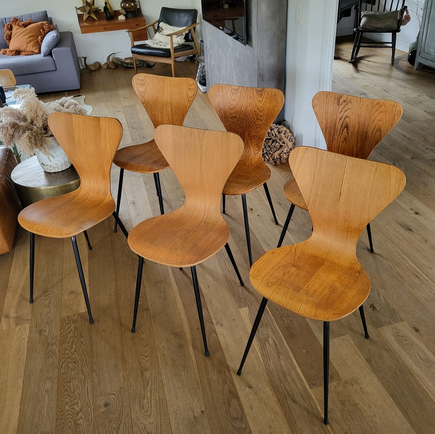 Lot de 6 chaises