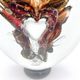Sculptural Vase Robert Pierini Studio Glass 1994 Signed - Copper & Gold