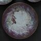 Daum porcelain dessert plates and matching dish