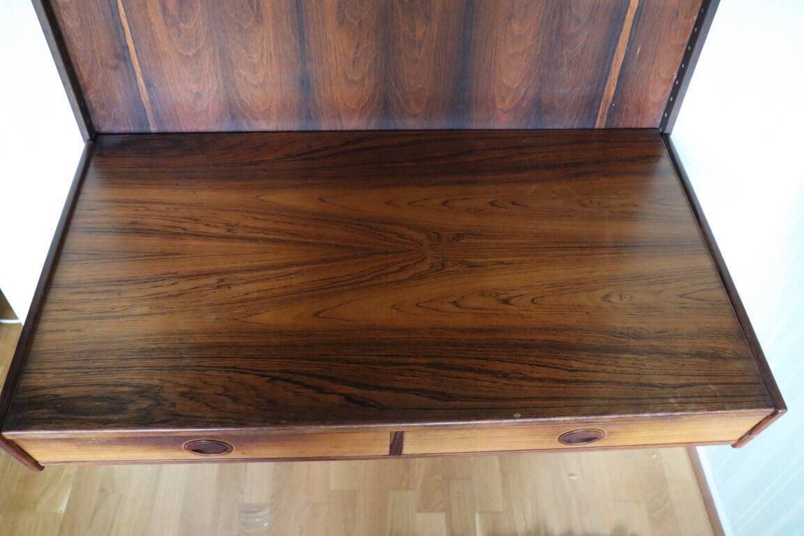 Danish wall unit by Thygesen and Sorensen in rosewood, 1960