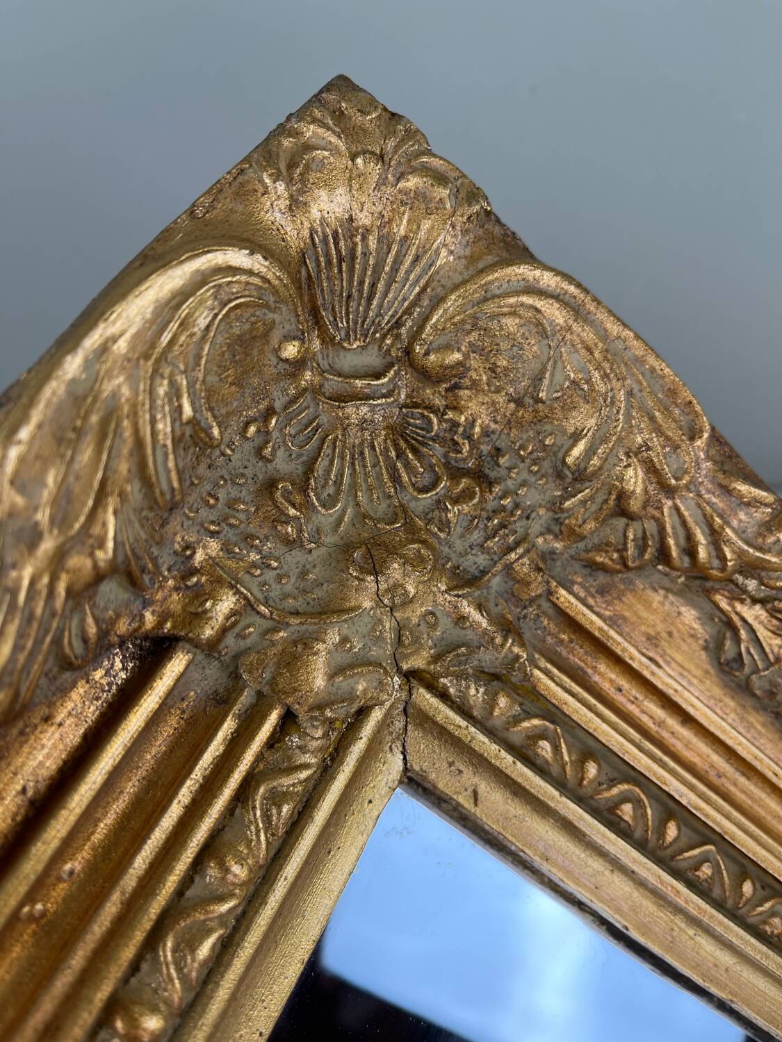 Miroir doré Napoléon III – fin XIXe siècle