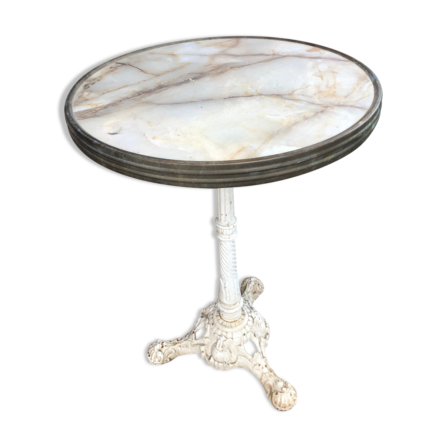 Old bistro table
